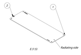 Advantenna-p13 ™ RFID UHF fan beam antenna