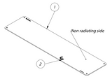 Advantenna-p14 ™ RFID UHF fan beam antenna