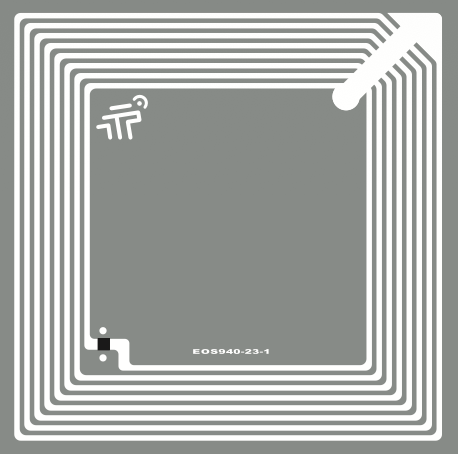 Library NXP iCode SLIX2 50x50mm Paperface Label