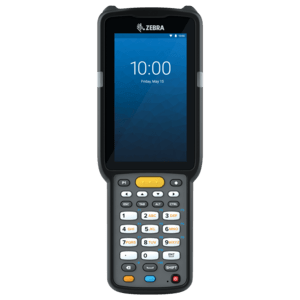 Zebra MC3300x, 2D, SR, SE4770, 10.5 cm (4''), Func. Num., Gun, RFID, BT, Wi-Fi, NFC, Android, GMS
